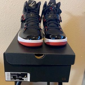Jordan Flight 45 High Black/Varsity Red/White